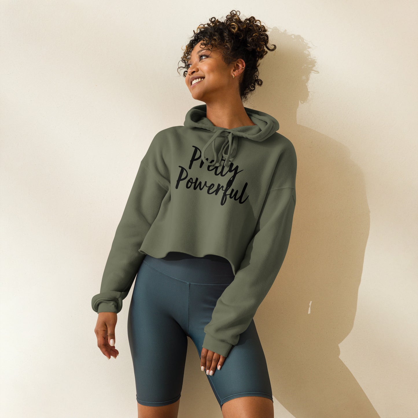 Pretty Powerful Cropped Hoodie