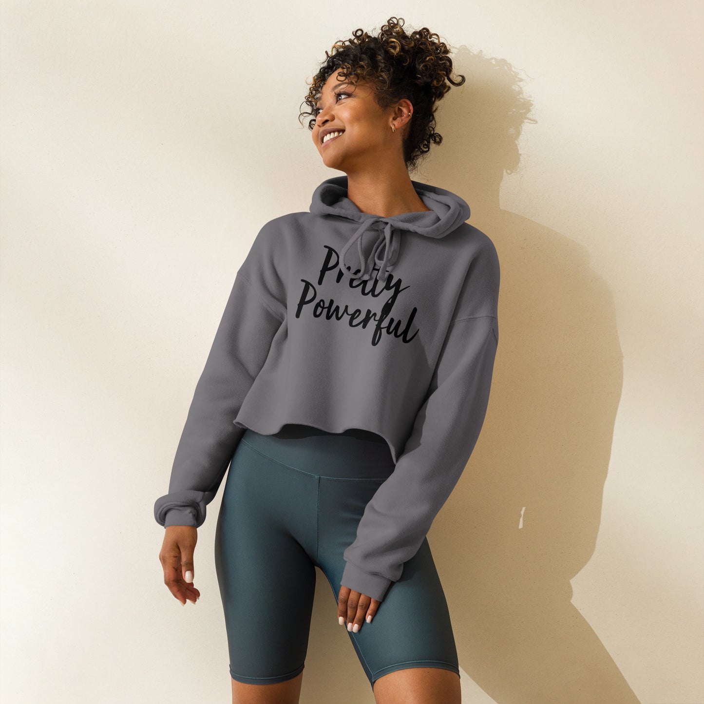 Pretty Powerful Cropped Hoodie